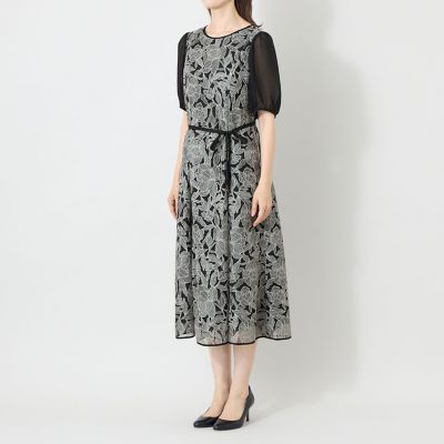 【L】【冨張愛さん着用】リュクスエンブロイダリーチュール ワンピース | TO BE CHIC L (Women/大きいサイズ)/トゥー ビー ...