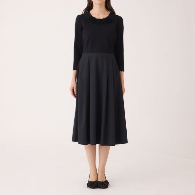 L】チュールブレード ニットワンピース | TO BE CHIC L (Women/大きい