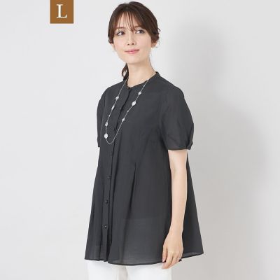 L】エアリーローンチュニックブラウス | TO BE CHIC L (Women/大きい