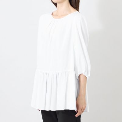 L】ギャザーデザイン チュニックブラウス | TO BE CHIC L (Women