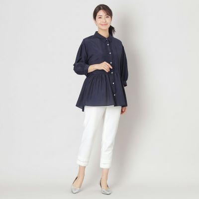 L】ブライトクロス チュニックブラウス | TO BE CHIC L (Women/大きい 