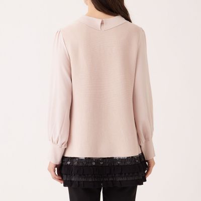 L】エレガンスヘム ニットチュニック | TO BE CHIC L (Women/大きい