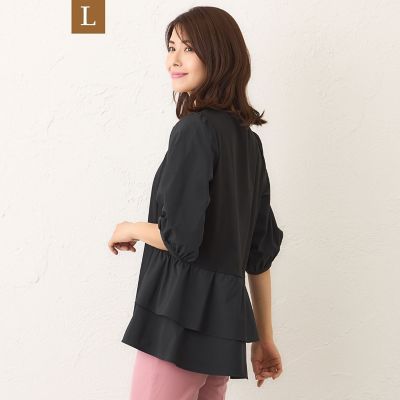 yori フリルティアードチュニック ▪︎美品▪︎YORIフリルカラーティアードチュニック - メルカリ