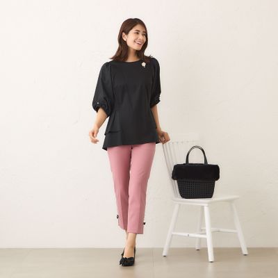 L】ティアードフリル チュニック | TO BE CHIC L (Women/大きいサイズ