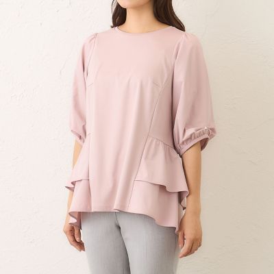 L】ティアードフリル チュニック | TO BE CHIC L (Women/大きいサイズ