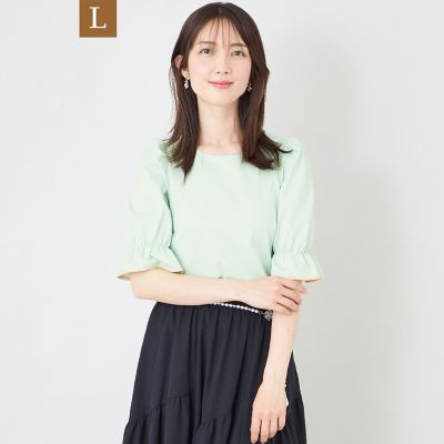 L】ポイントリボン デザインプルオーバー | TO BE CHIC L (Women