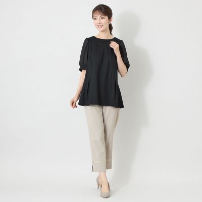 L】フロントビジュー カットソーチュニック | TO BE CHIC L (Women
