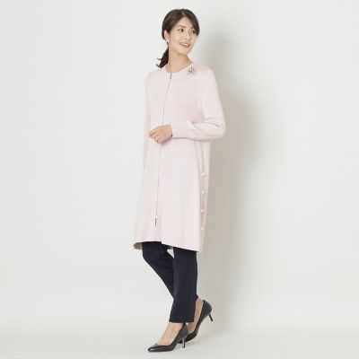 L】マットストレッチダンボール パンツ | TO BE CHIC L (Women/大きい