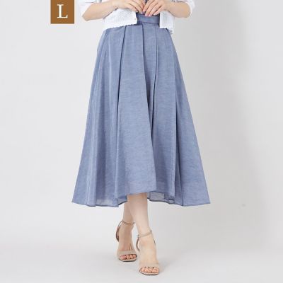 L】エアリーローンタックスカート | TO BE CHIC L (Women/大きい
