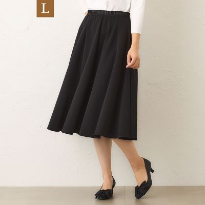 ＜TO BE CHIC L (Women/大きいサイズ)＞【Ｌ】マットストレッチダンボール　スカート