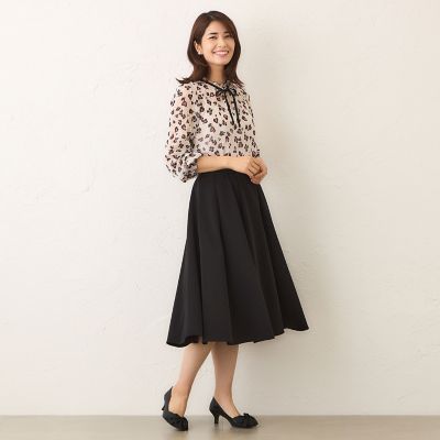 L】マットストレッチダンボール スカート | TO BE CHIC L (Women