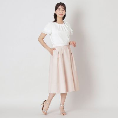 FWKエンジニアドガーメンツ シアサッカーストライプ ラップスカート Lサイズ L】シアサッカー ストライプスカート | TO BE CHIC L (Women/大きい