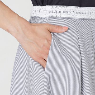 FWKエンジニアドガーメンツ シアサッカーストライプ ラップスカート Lサイズ L】シアサッカー ストライプスカート | TO BE CHIC L (Women/大きい