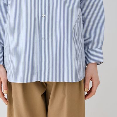 コットンブロード スタンドカラーシャツ | GALERIE VIE (Women