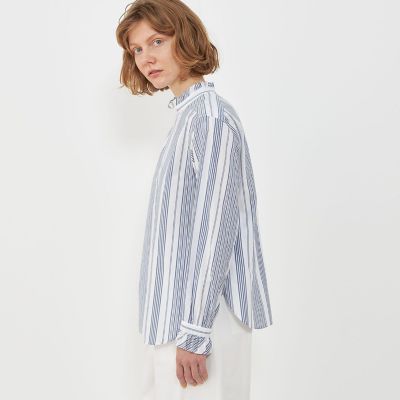 GALERIE VIE ブラウス シャツ コットンタイプライター カット