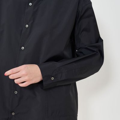 シルクタフタオーバーシャツ | GALERIE VIE (Women)/ギャルリー