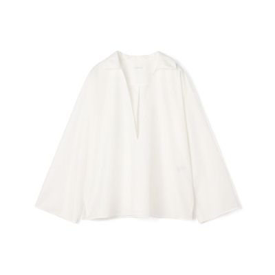 ＜GALERIE VIE (Women)＞コットンポリエステルウェザー　スキッパーシャツ