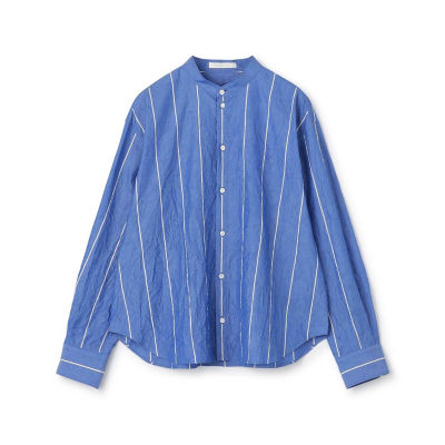 ＜GALERIE VIE (Women)＞ワッシャーブロード　スタンドカラーシャツ