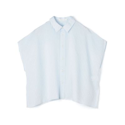 美品 ギャルリーヴィー セルロースブロードバンドカラーシャツ ホワイト 美品 ギャルリーヴィー セルロースブロードバンドカラーシャツ