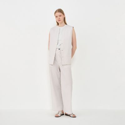 【GALERIE VIE】コットンサッカー ジレ コットンサッカー ジレ | GALERIE VIE (Women)/ギャルリー