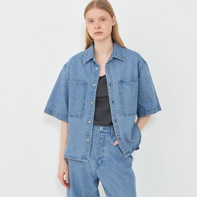 ハイツイストデニム オーバーシャツ | GALERIE VIE (Women)/ギャルリー