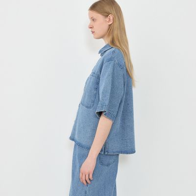 ハイツイストデニム オーバーシャツ | GALERIE VIE (Women)/ギャルリー