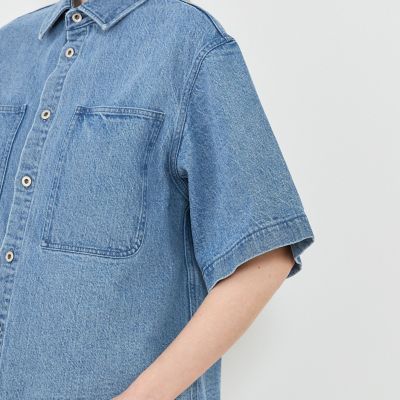 ハイツイストデニム オーバーシャツ | GALERIE VIE (Women)/ギャルリー 