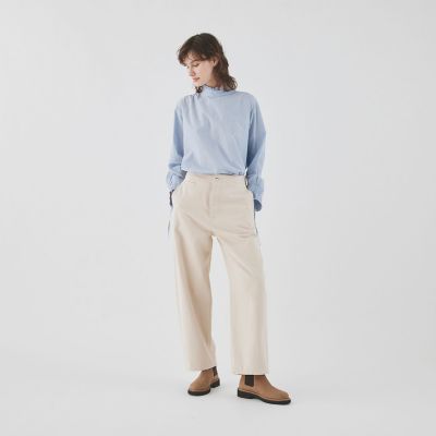公式の店舗 コットン スタンドネックフリルシャツ (Women VIE GALERIE | トップス