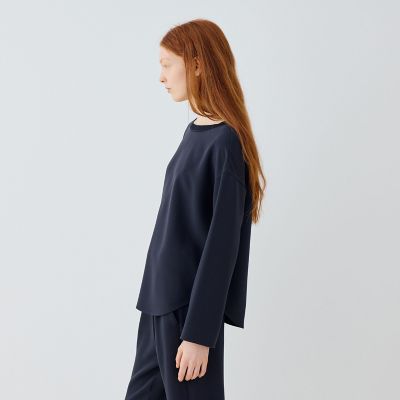 未使用❤️GALERIE VIE ダブルクロス ワイドプルオーバーシャツ　ゆったり □ダブルクロス ワイドプルオーバーシャツ｜トゥモローランド 公式通販