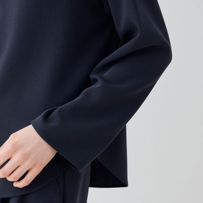 未使用❤️GALERIE VIE ダブルクロス ワイドプルオーバーシャツ　ゆったり GALERIE VIE（ギャルリー ヴィー）の「□ダブルクロス ワイド