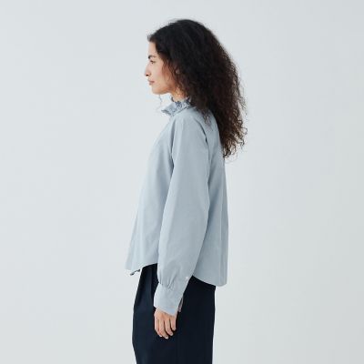 ライトタフタ ギャザーカラーブラウス | GALERIE VIE (Women