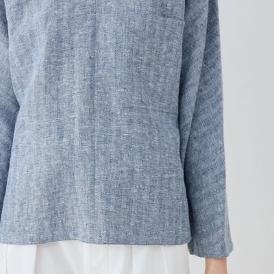 【GALERIE VIE】ブラッシュドリネン プルオーバーシャツ ブラッシュドリネン プルオーバーシャツ｜トゥモローランド 公式通販