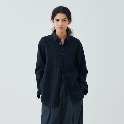 リネン レギュラーカラーシャツ | GALERIE VIE (Women)/ギャルリー 