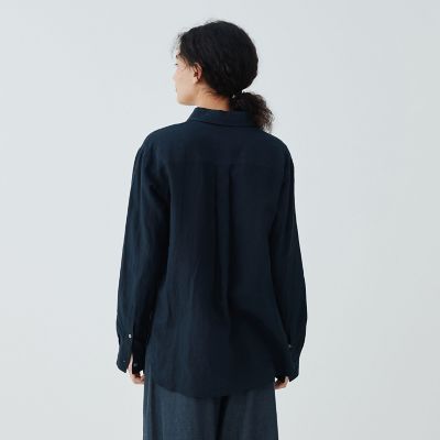 リネン レギュラーカラーシャツ | GALERIE VIE (Women)/ギャルリー 