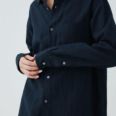リネン レギュラーカラーシャツ | GALERIE VIE (Women)/ギャルリー