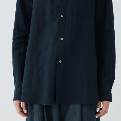 リネン レギュラーカラーシャツ | GALERIE VIE (Women)/ギャルリー 
