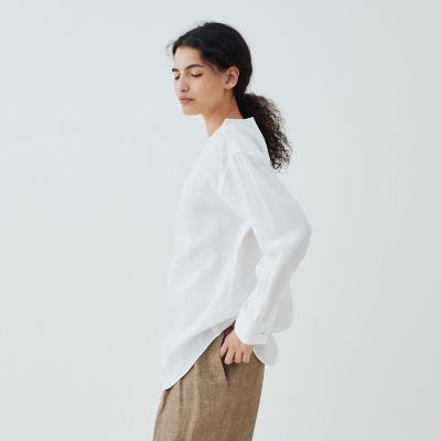 リネン クルーネックシャツ | GALERIE VIE (Women)/ギャルリー・ヴィー