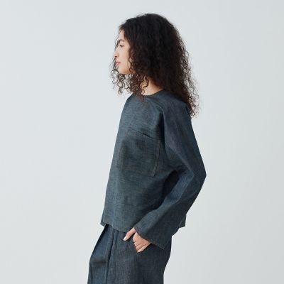 ステイブルーデニム プルオーバーシャツ | GALERIE VIE (Women