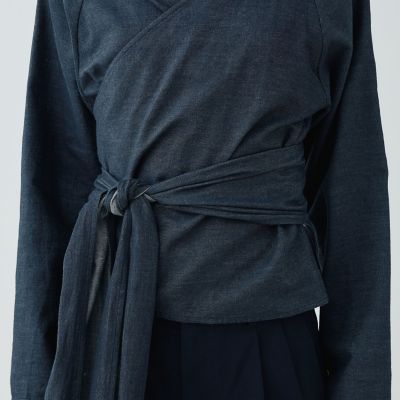 デニムダンガリー ベルテッドシャツ | GALERIE VIE (Women