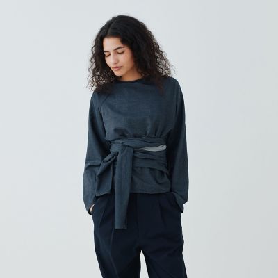 【GALERIE VIE】デニムダンガリー ベルテッドシャツ デニムダンガリー ベルテッドシャツ | GALERIE VIE (Women