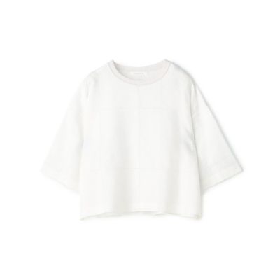 リブコンビフレンチリネン　ワイドシャツ