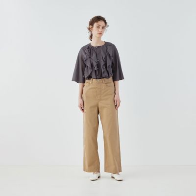 GALERIE VIE★インドコットン フリルシャツ GALERIE VIE（ギャルリー ヴィー）の「インドコットン フリル