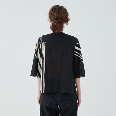 【ＷＥＢ先行予約】テラウェーブプリント　フリルシャツ