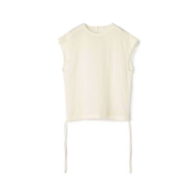 ＜GALERIE VIE (Women)＞コットンシルクオーガンジー　バックギャザープルオーバー