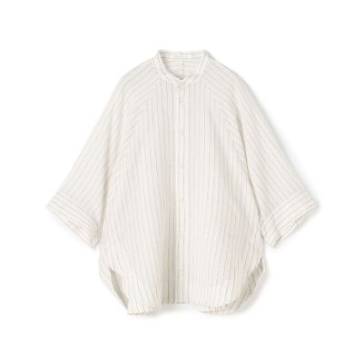 ＜GALERIE VIE (Women)＞コットンシルクオーガンジー　ワイドバランスシャツ