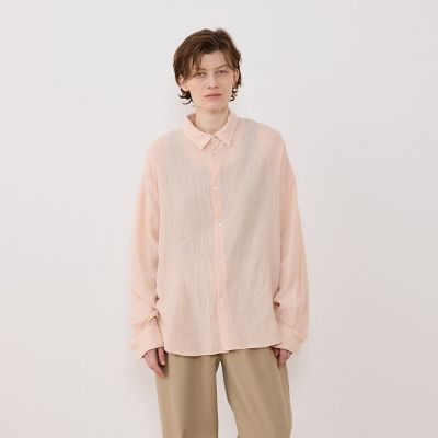 極美品 ギャルリーヴィー ボイルコットン ドロップショルダーTシャツ 24AW 極美品 ギャルリーヴィー ボイルコットン ドロップショルダーT