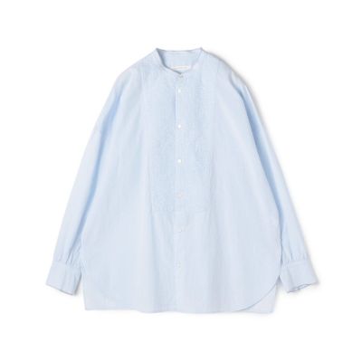 ＜GALERIE VIE (Women)＞コットンサッカー　シャーリングブザムシャツ