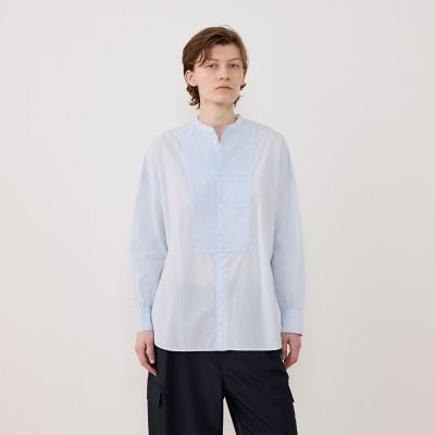 【GALERIE VIE】コットンブロードブザムシャツ GALERIE VIE】コットンブロードブザムシャツ