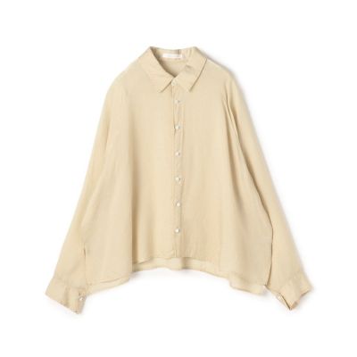 美品＊ギャルリーヴィー ドルマンスリーブジャケット コットン アイボリー系 ウールシルクダブルクロス ドルマンスリーブジャケット