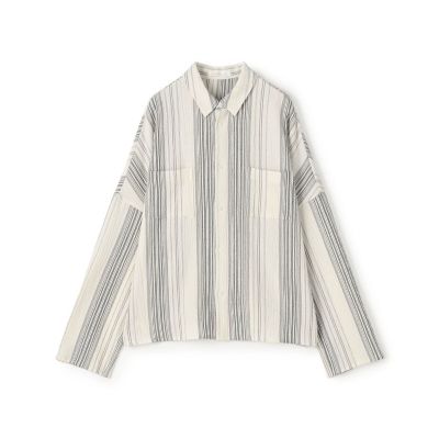 ＜GALERIE VIE (Women)＞エアリーサッカー　ワイドフィットシャツ